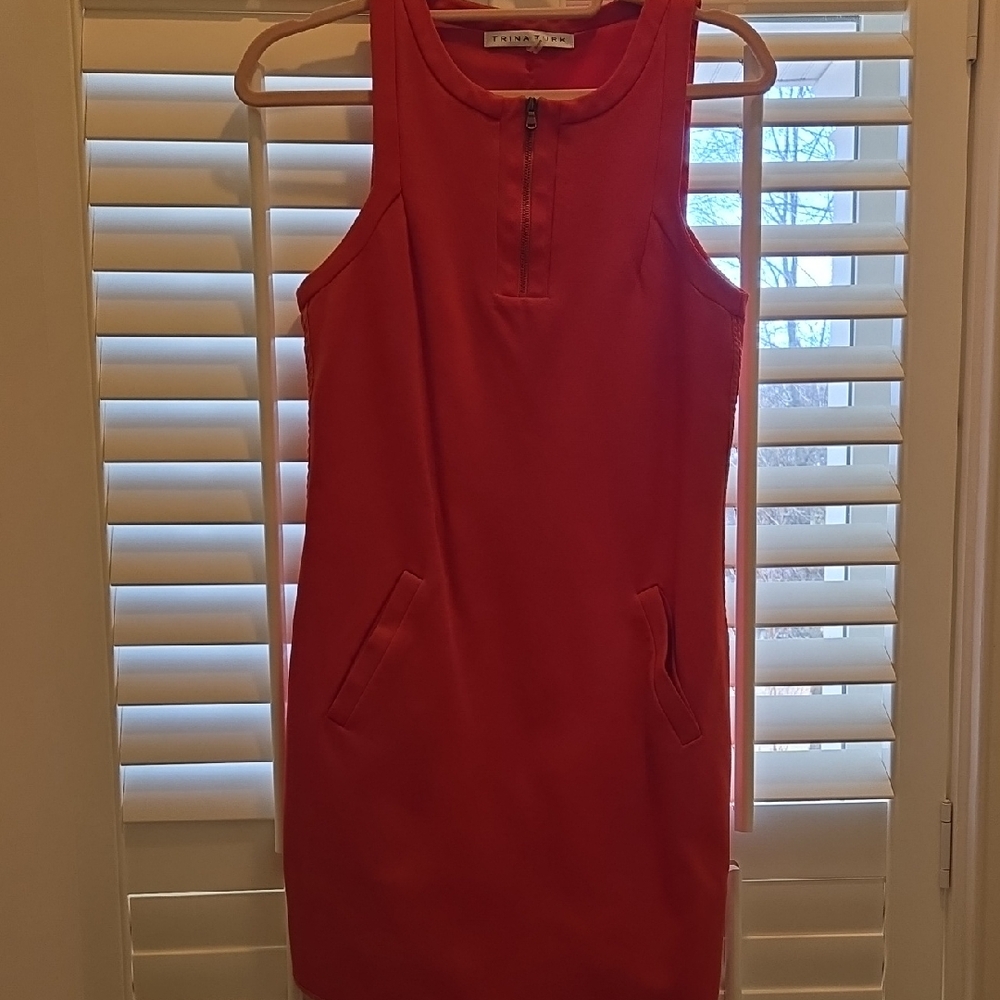 Trina Turk Bold Red Mini Dress